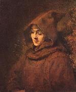Rembrandt son Titus, as a monk, Rembrandt